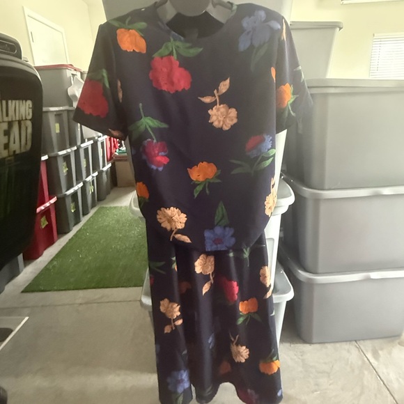 Floral Print Dress mp61 - Picture 2 of 5